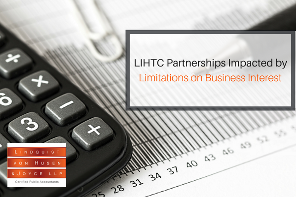 LIHTC Partnerships Impacted by Limitations on Business Interest