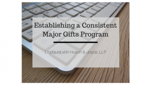 Major Gift Programs Can Offset Decreasing Donors Rolls