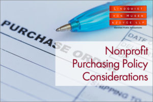 Nonprofit Purchasing Policy Considerations