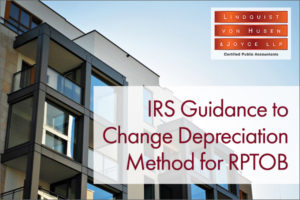 IRS Guidance to Change Depreciation Method for RPTOB