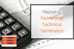 Repeal of Partnership Technical Termination
